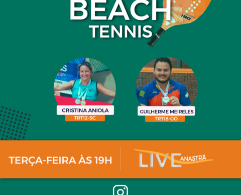 Amanhã: Live sobre beach tennis