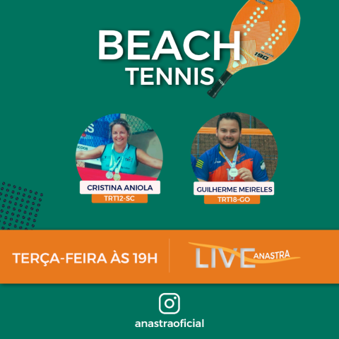Amanhã: Live sobre beach tennis