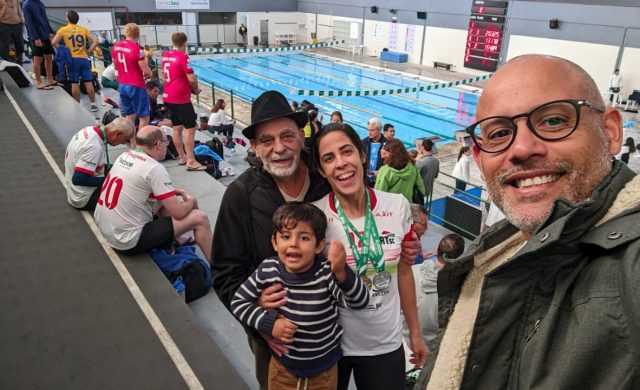 Amor à primeira vista: pai de servidora frequenta Olimpíada há anos mesmo sem a filha